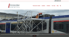 Desktop Screenshot of escalera-europea.com