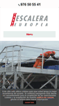 Mobile Screenshot of escalera-europea.com
